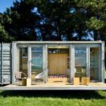 port-a-bach shipping container retreat by atelierworkshop