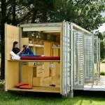 port-a-bach shipping container retreat by atelierworkshop