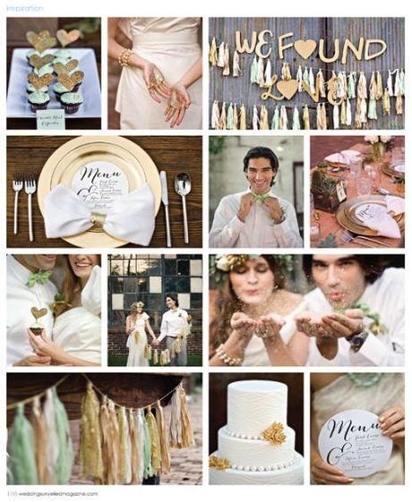 {Featured} Glitter and Gold ~ Weddings Unveiled Magazine