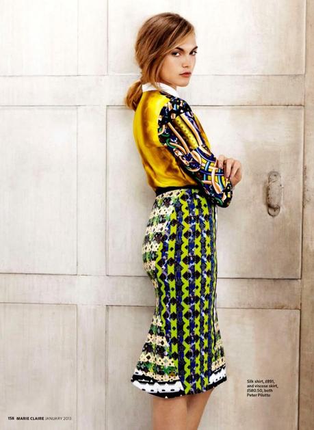 Veneda Budny by Kim Knott for Marie Claire UK January 2013 5