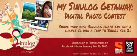 Share your best Sinulog photo with a Bo’s Coffee drink, and get a chance to win two round trip tickets to Bohol!