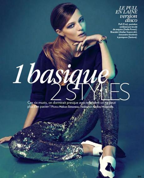 Alexandra Sjostedt by Nelson Simoneau for Marie Claire France January 2013 2