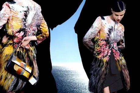 Saskia de Brauw & Kati Nescher by Karl Lagerfeld for Fendi Spring 2013 Campaign 5