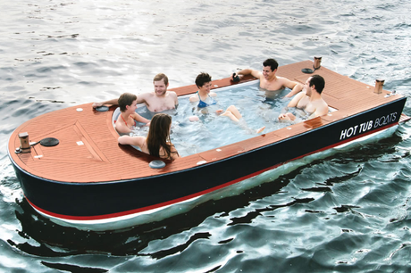 The Hot Tub Boat Hot Tub Boat
