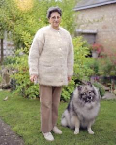 Dogwool: dog owners wearing clothes made from their fur