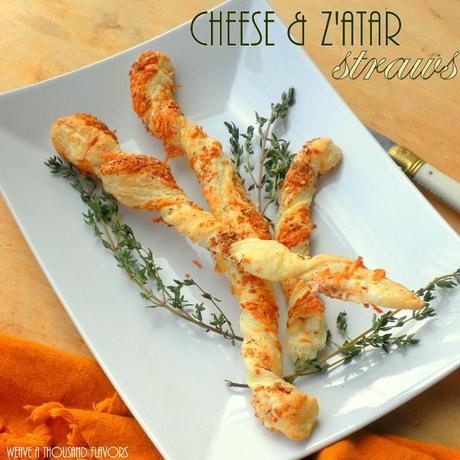 Cheese & Z'atar Straws-1