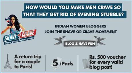 Shave or Crave ~ Blogadda Contest Entry