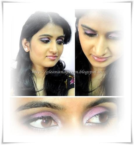 Pink Metallic Eye Makeup Look