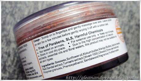 Auravedic Skin Polish Ingredients