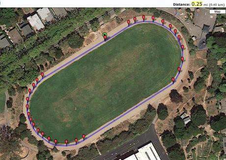 Just to confirm that MLK Jr. is a regulation track, I mapped it on favoriterun.com