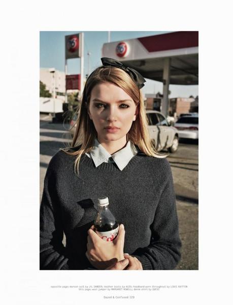 Lily Donaldson by Max Farago for Dazed & Confused’s February Issue  3