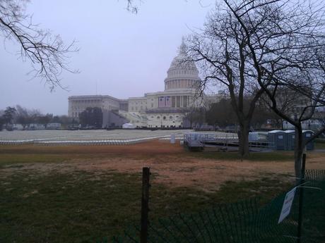 Setting Up For Inauguration Day