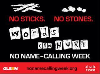 No Name-Calling Week Starts Today