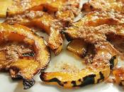 Roasted Slices Carnival Squash Doused Gingery Brown Butter