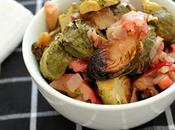Brussels Sprouts with Bacon, Crabapple Maple Syrup