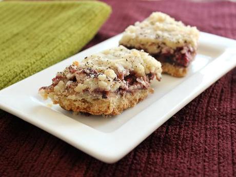 Apple Pomegranate Fruit Bars with Rose and Ginger