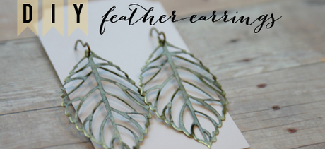 Crafty Christmas | Feather Earrings