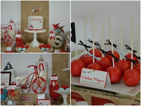 Vintage Tricycle Themed Table by Sugar Coated Candy & Dessert Buffets