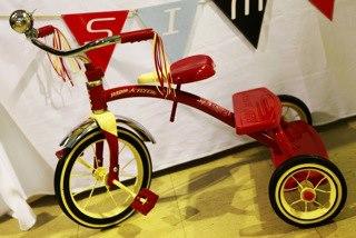 Vintage Tricycle Themed Table by Sugar Coated Candy & Dessert Buffets