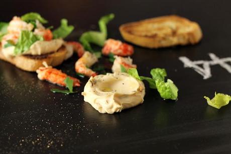 Crayfish with crostini & chili mayonnaise # 44