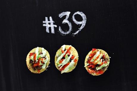 Nachos with peppers & avocado mayonnaise # 39