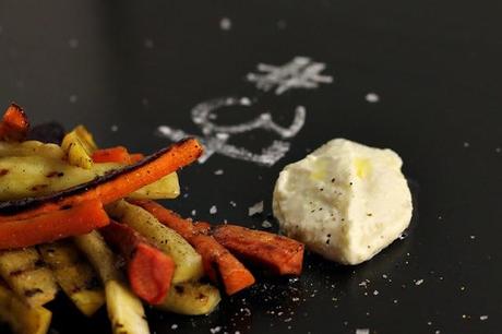 Carrots with cheddar dip # 37