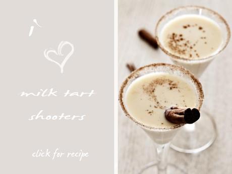 Milk Tart and Milk Tart Shooters