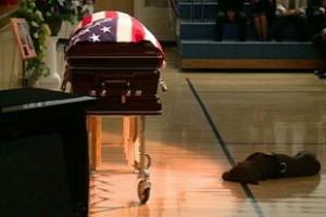 Loyal dog continues to attend mass at church where owner’s funeral was held