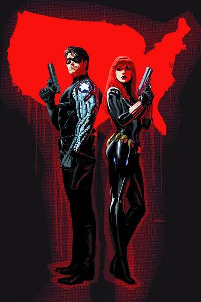 Marvel Comics Winter Soldier and Black Widow