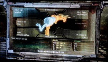 Dead Space 3 Weapon Crafting System