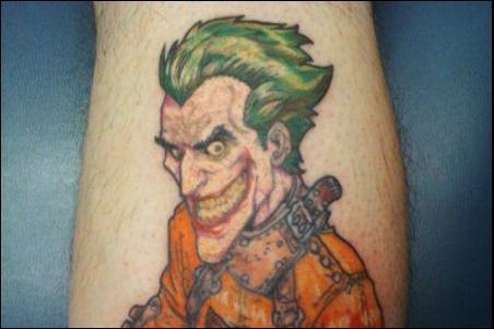 Joker Straightjacket tattoo