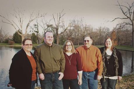 Mom, Chris (Not so little bro), Me, Dad & Sara (little sis)