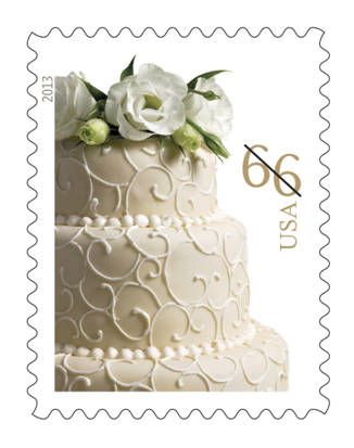 wedding cake stamp for weddings