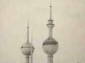 Vintage Photo Kuwait Towers Being Built