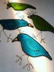 glass bird decorations 