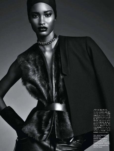 Melodie Monrose by Nathaniel Goldberg for Vogue Japan October 2012 3