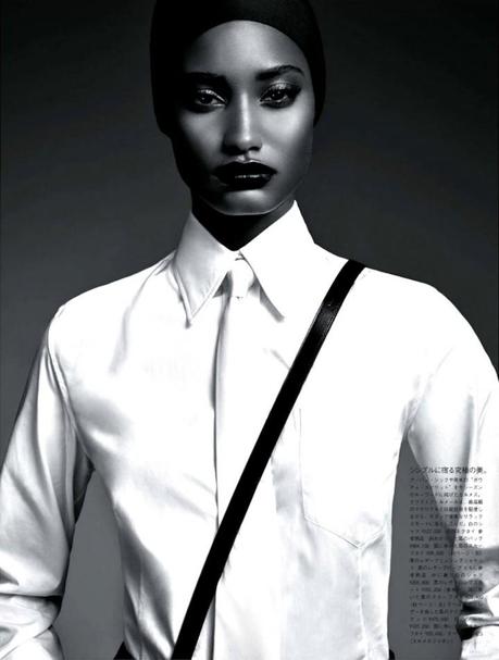 Melodie Monrose by Nathaniel Goldberg for Vogue Japan October 2012 2