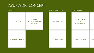 WINDOWS 8 APP - AYURVEDIC CONCEPT (By Sandeep C)