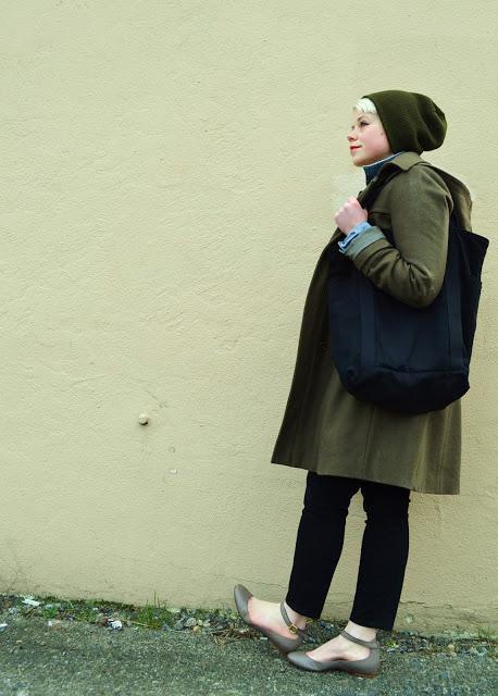 winter fashion, seattle, street style, denim jacket, fleur d'elise