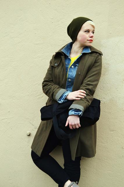 winter fashion, seattle, street style, denim jacket, fleur d'elise