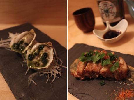 Fukuda Oysters and Pork Belly