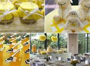 Sweet Little Sheep Themed Christening with Pops Yellow Festa Gosto.