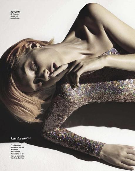 Autumn Kendrick by David Bowie for Grazia France January 2013