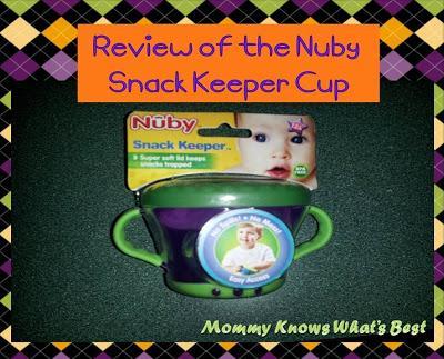 Review of the Nuby Snack Keeper Cup: Great for Messy Toddlers!