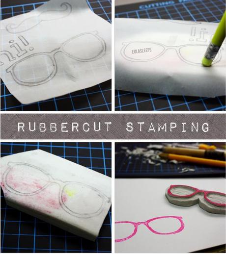 Made It Monday: DIY Rubbercut + Stamping