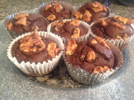 Recipe (and Recap): Chocolate-Banana Paleo Muffins Nom Nom Muffins Nom
