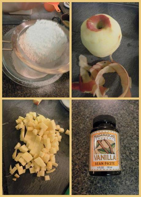 Buttermilk Apple Crumb Cake - collage1
