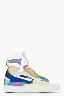 They Come In Pieces:  Raf Simons Holographic Space Sneakers