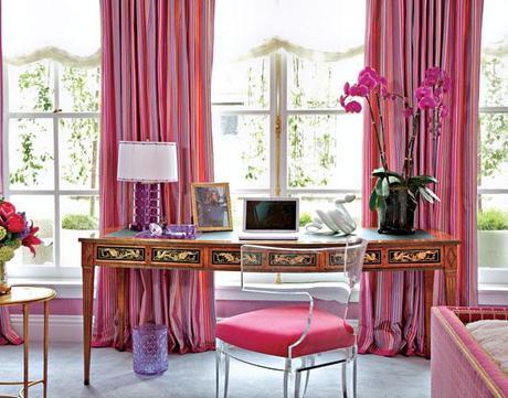 Jamie Drake Kips Bay Showhouse room in fuchsia