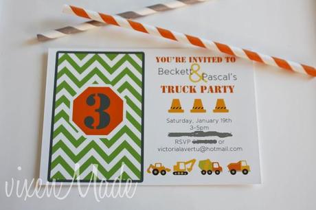 FPF:  Truck Party Printables